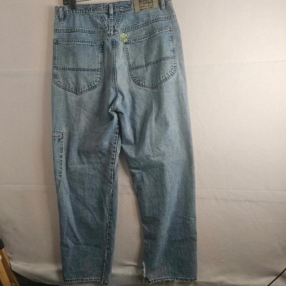 Vintage Marithe Francois Girbaud Baggy Jeans Light Wash 34x29 90s Streetwear